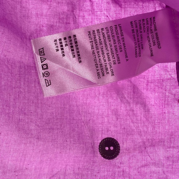 Free People Annie Butterfly Bush Purple Pintuck Pleated Tunic Top Sz Small NWOT - Picture 8 of 11